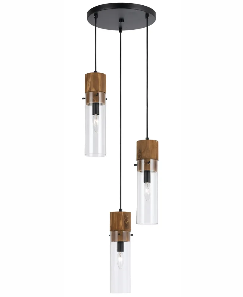 Cal Lighting 3-Light Spheroid Pendant