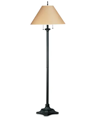 Cal Lighting 60W 2-Light Pull Chain Floor Lamp