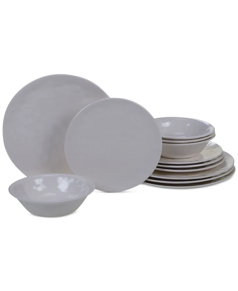 Certified International Cream Melamine 12