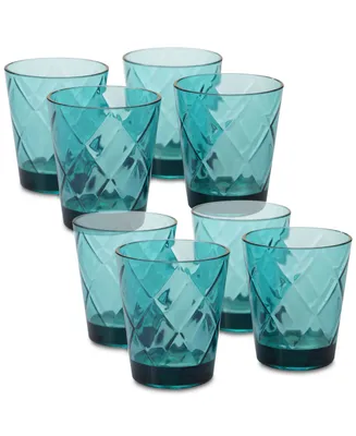 Certified International Teal Diamond Acrylic 8