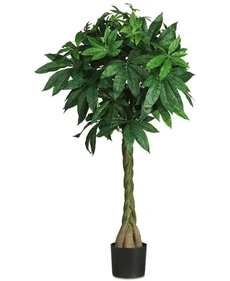 Nearly Natural 51" Artificial Braided Money Tree