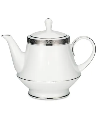 Noritake Crestwood Platinum Teapot