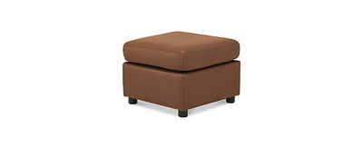 Ennia Leather Ottoman, Created for Macy's