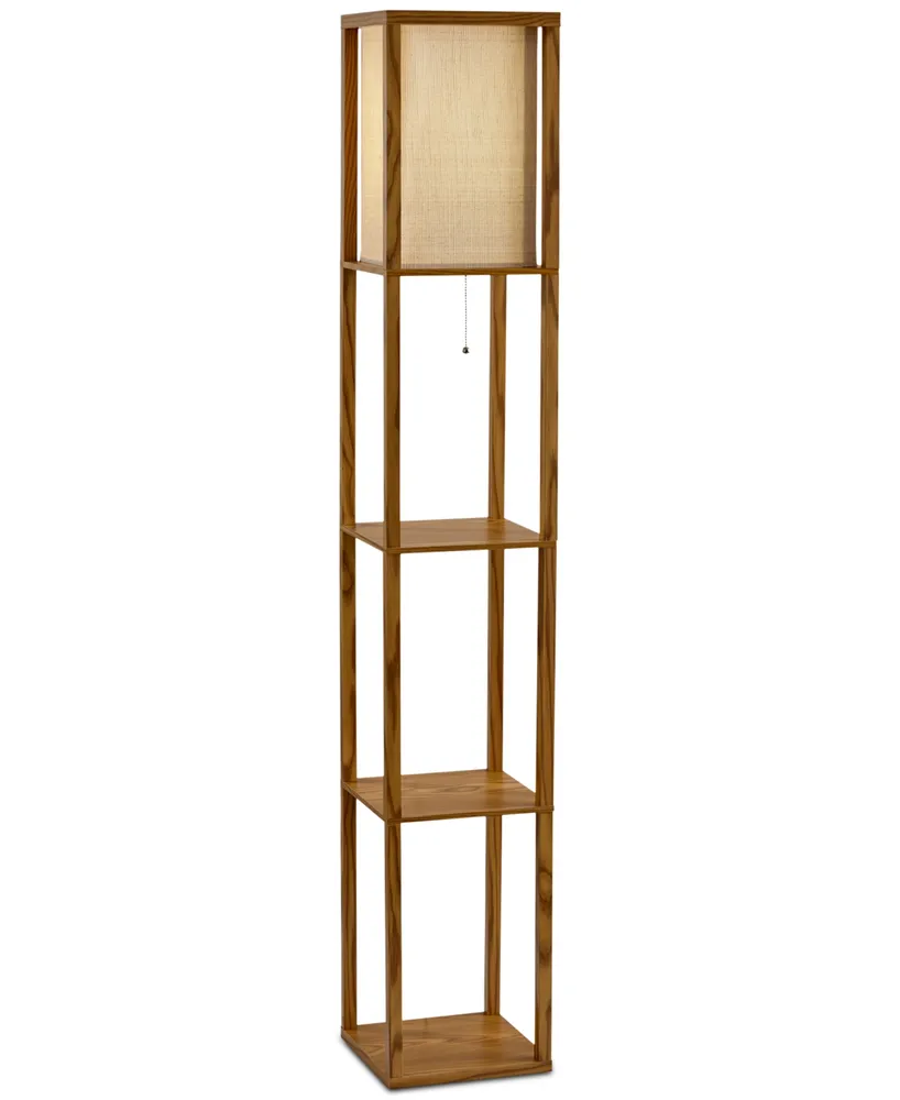 Adesso Wright Shelf Floor Lamp