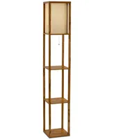 Adesso Wright Shelf Floor Lamp