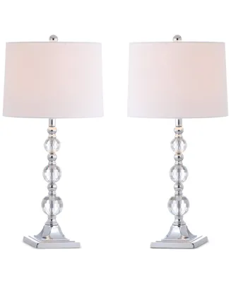 Safavieh Maeve 28" Crystal Ball Table Lamp, Set of 2