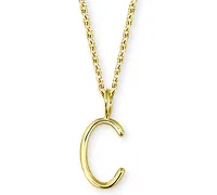 Sarah Chloe Amelia Initial 16" Pendant Necklace in 14K Gold