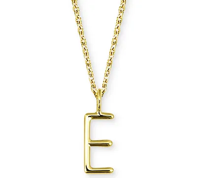 Sarah Chloe Amelia Initial 16" Pendant Necklace in 14K Gold