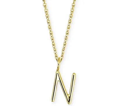 Sarah Chloe Amelia Initial 16" Pendant Necklace in 14K Gold