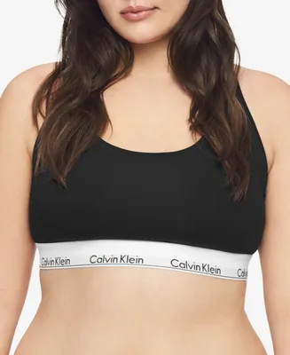 Calvin Klein Plus Modern Cotton Unlined Bralette QF5116