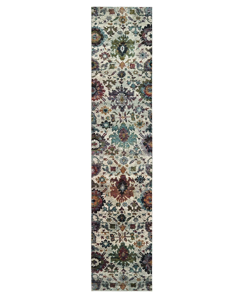 Oriental Weavers Andorra Catalan 2'6" x 12' Runner Area Rug