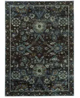 Jhb Design Journey Ordino Navy Area Rugs