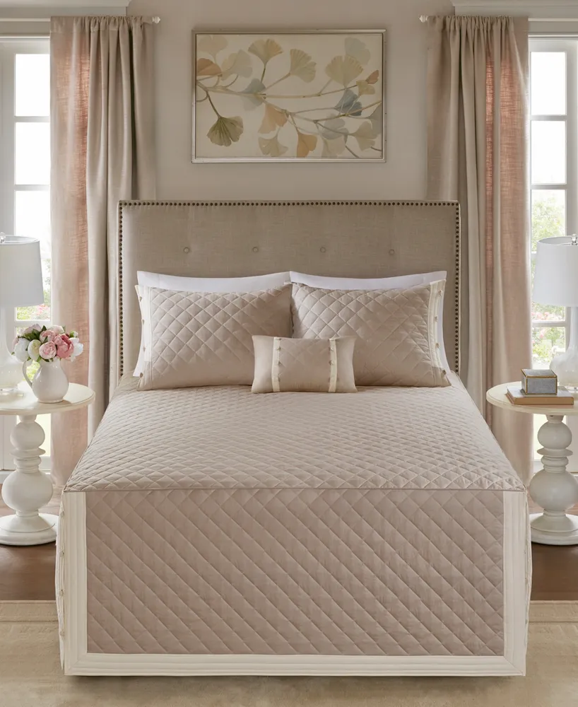 Madison Park Breanna Quilted 4-Pc. Bedspread Set, Full/Queen