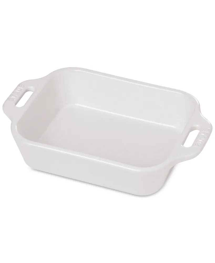 Staub Ceramic 10.5 x 7.5 Rectangular Baking Dish - White