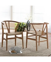 Caden Wishbone Chair (Set of 2)