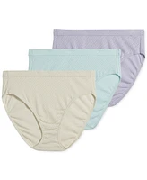 Jockey Elance Cotton French Cut Underwear 3-Pk 1541, Extended Sizes