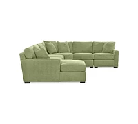 Radley -Piece Fabric Chaise Sectional Sofa