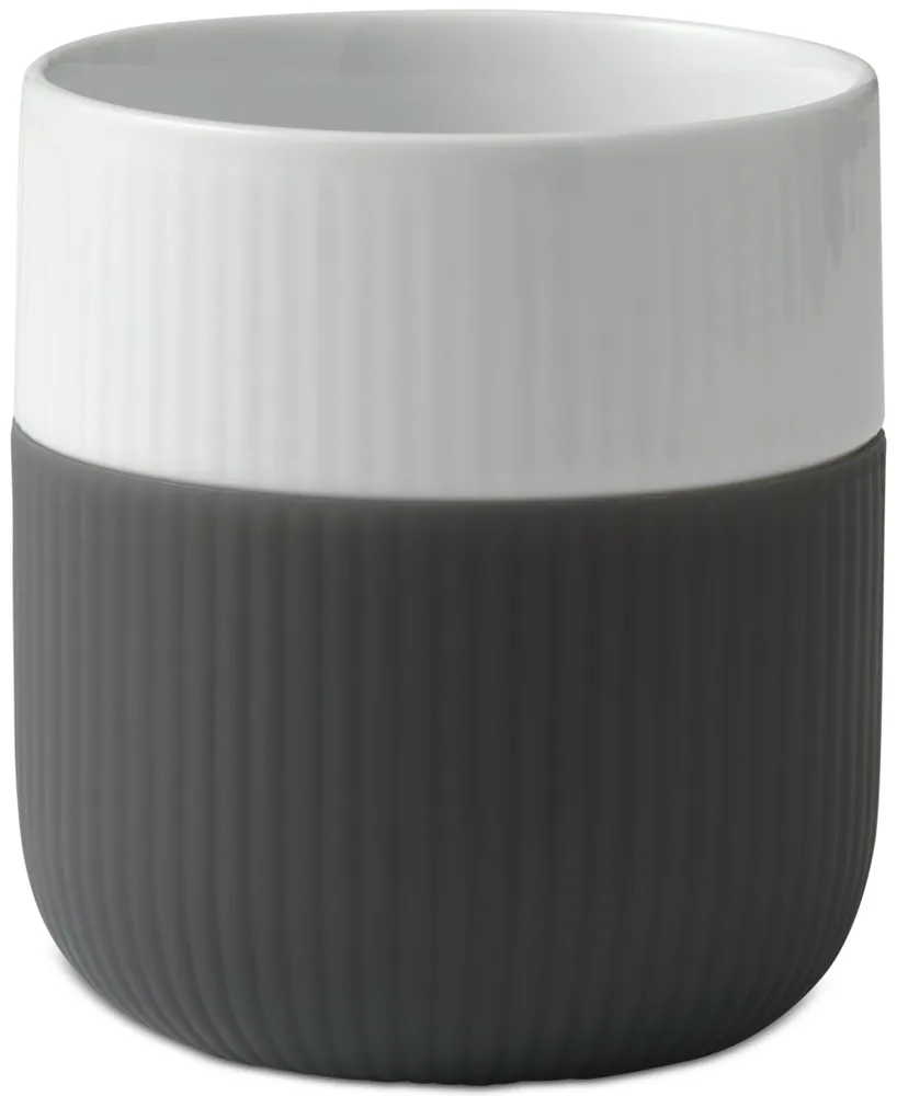 Royal Copenhagen Anthracite Fluted Contrast Mug - Two