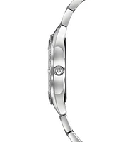 Bulova Women's Sutton Diamond (1/10 ct. t.w.) Stainless Steel Bracelet Watch 32.5mm