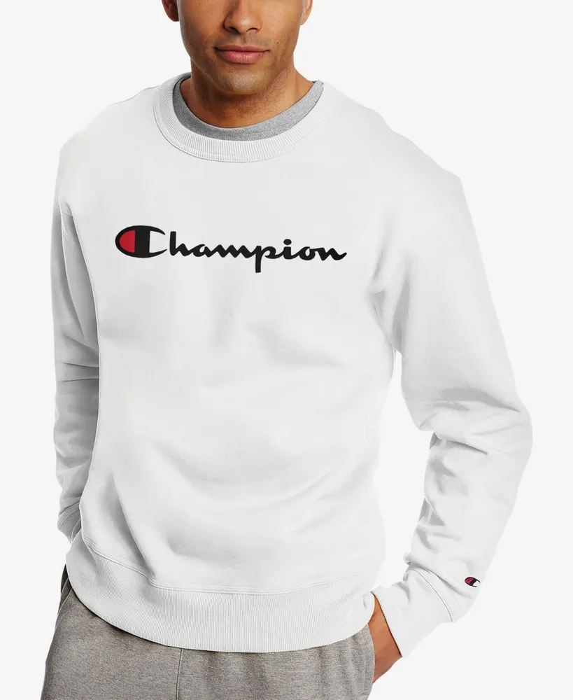 Champion Men's Powerblend Fleece Logo Sweatshirt