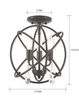 Livex Aria 3 Light 12" Pendant