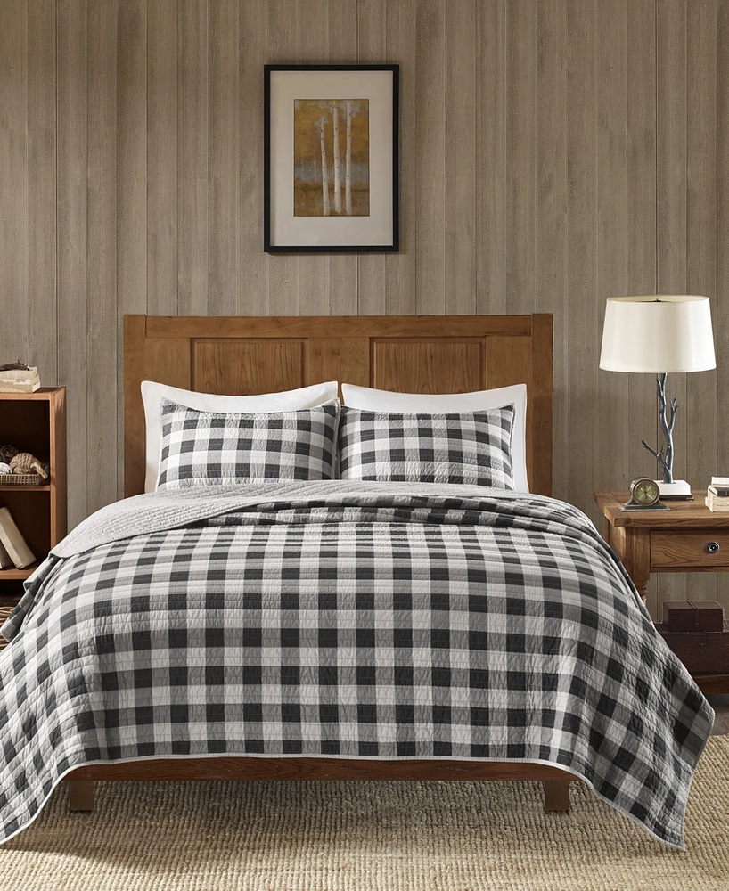 Closeout! Woolrich Buffalo Check Reversible 3-Pc. Quilt Set