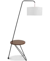 Lumisource Stork Walnut Floor Lamp