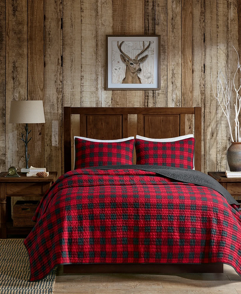 Woolrich Buffalo Check Reversible 3-Pc. Quilt Set