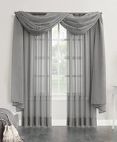 No. 918 Sheer Voile Rod Pocket Curtain Panel, 216" x 59"