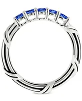 Peter Thomas Roth Blue Sapphire Ring (3/4 ct. t.w.) in Sterling Silver