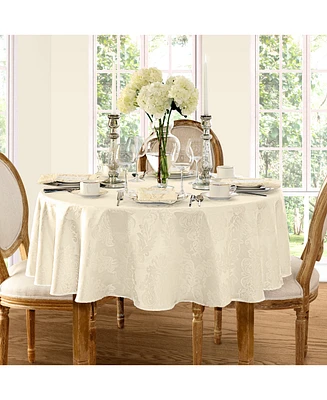 Elrene Barcelona Damask Oval Tablecloth, 60" x 84"