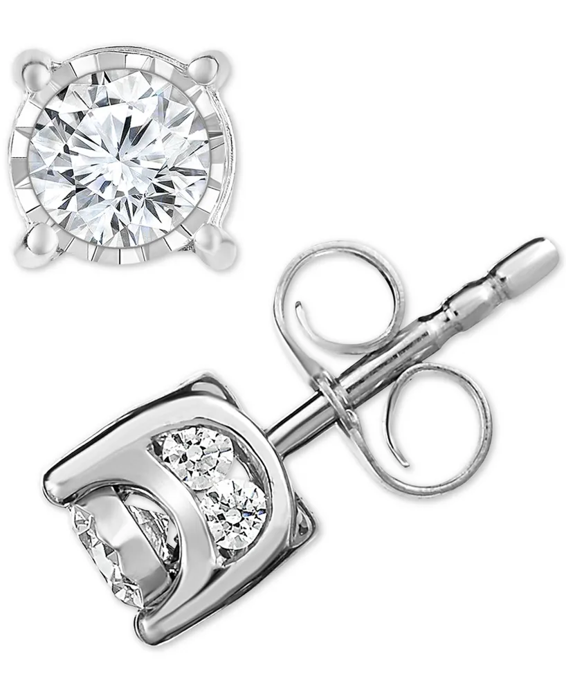 TruMiracle Diamond Stud Earrings (1/2 ct. t.w.) 14k Gold