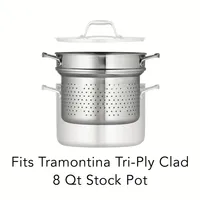 Tramontina Gourmet Tri-Ply Clad Pasta Insert