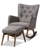 Waldmann Rocking Chair & Ottoman Set