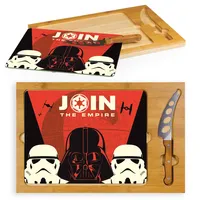 Disney Star Wars Empire Icon-Glass Top Tray and Knife Set