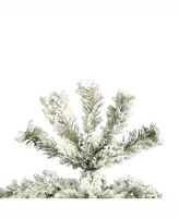 Vickerman 8' Natural Alpine Artificial Christmas Tree, Clear Incandescent Lights