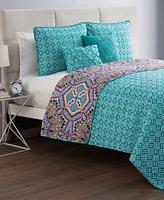 Vcny Home Yara Reversible -Pc. Full/Queen Quilt Set