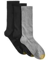 Gold Toe Women's Flat-Knit 3-Pk. Crew Socks - Asst