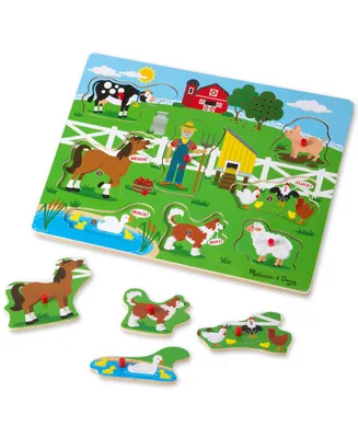 Melissa & Doug Old MacDonald's Farm Sound Puzzle