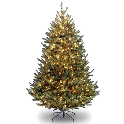 National Tree 7.5' Natural Fraser Fir Tree With 1000 Clear Lights