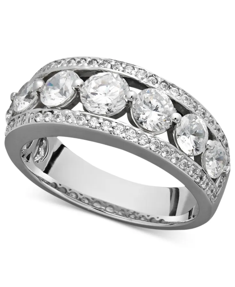 Certified Diamond Band Ring in 14k White Gold (2 ct. t.w.)