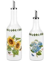 Portmeirion Botanic Garden Oil & Vinegar Drizzler Set