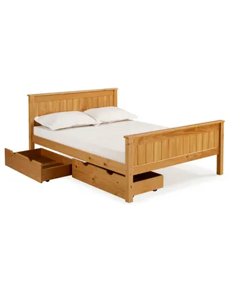 Alaterre Furniture Harmony Full Bed with Storage Drawers