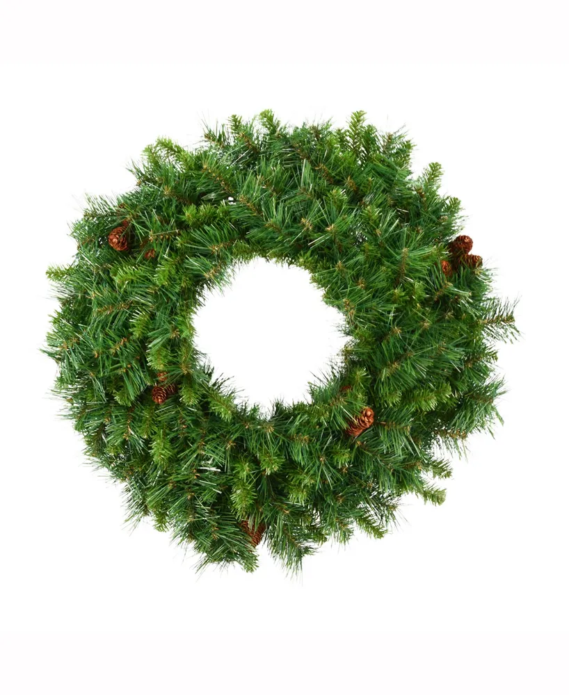 Vickerman 72" Cheyenne Pine Artificial Christmas Wreath Unlit