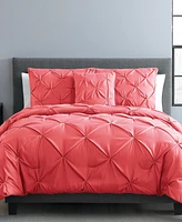 Vcny Home Carmen Pintuck 4 Piece Comforter Set