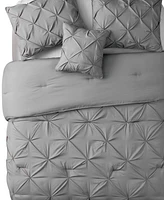 Vcny Home Carmen Pintuck 4 Piece Comforter Set