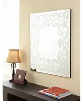 Queens Frosted Wall Mirror