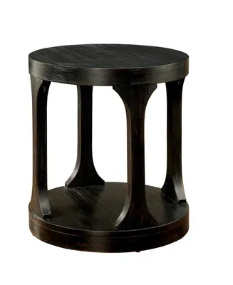 Arturo Antique Black End Table
