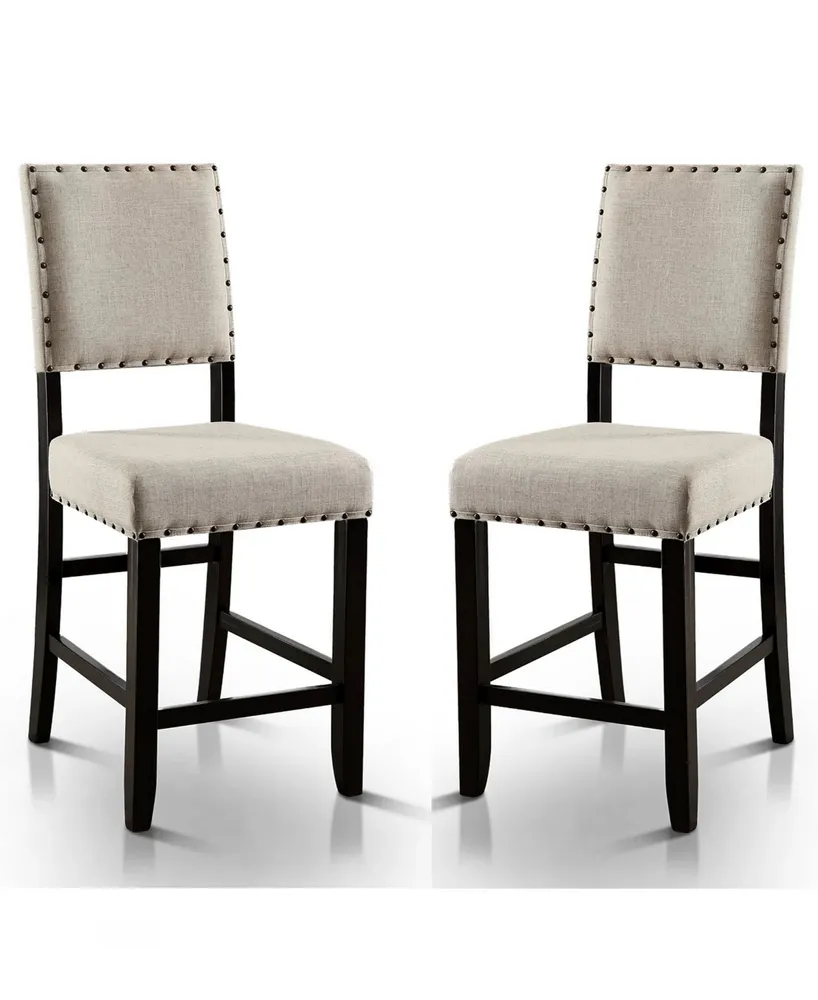 Langly Upholstered Pub Chair (Set of 2)