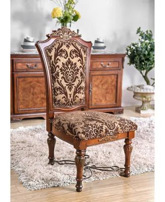 Eleanora Brown Cherry Side Chair (Set of 2)